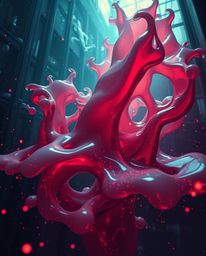Immerse yourself in a world of unsettling beauty with precise architectural color photography depicting an eerie and creepy a
