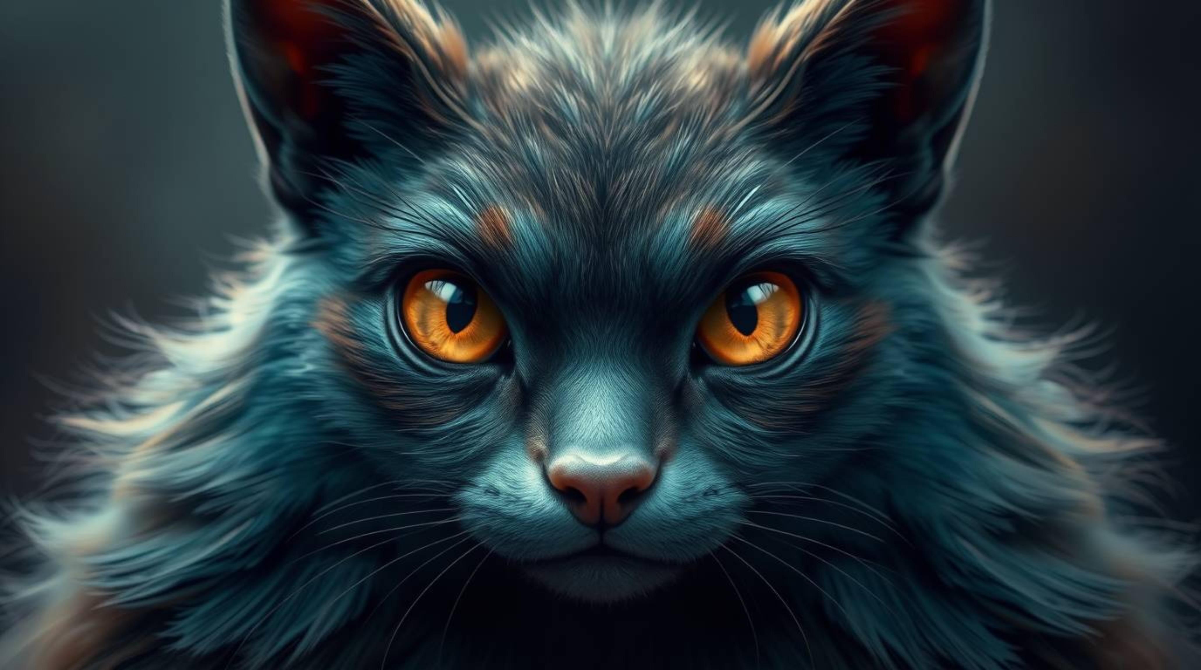 Discover a captivating image featuring a sarcastic animal sidekick boasting expressive eyes and a luxurious, vibrant appearan