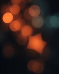 Explore this captivating traditional tattoo art print featuring a mesmerizing blurred bokeh effect and dramatic lighting that