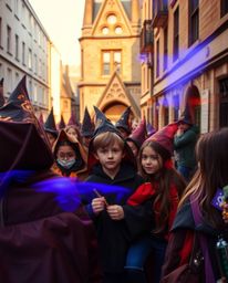 Capture the enchanting blend of everyday life and magical realism with this series of candid street photography.  A magical s