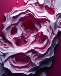 Discover breathtakingly intricate 3D surreal art.  These fluid shapes, resembling melted glass, are rendered in hyperrealisti