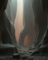 Explore unsettling digital art featuring eerie, creepy atmospheres and natural earth tones blended with futuristic art styles