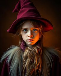 Explore the enchanting world of fine art photography featuring a magical school teeming with young wizards. This collection