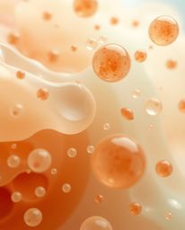 Explore the mesmerizing world of extreme macro close-up 3D renders featuring fluid organic blobs crafted from translucent mat