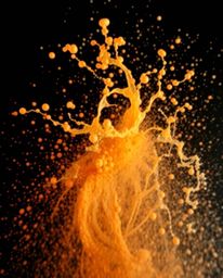 Explore the captivating world of abstract art with freeze-frame motion photography capturing dynamic, colorful splashes again