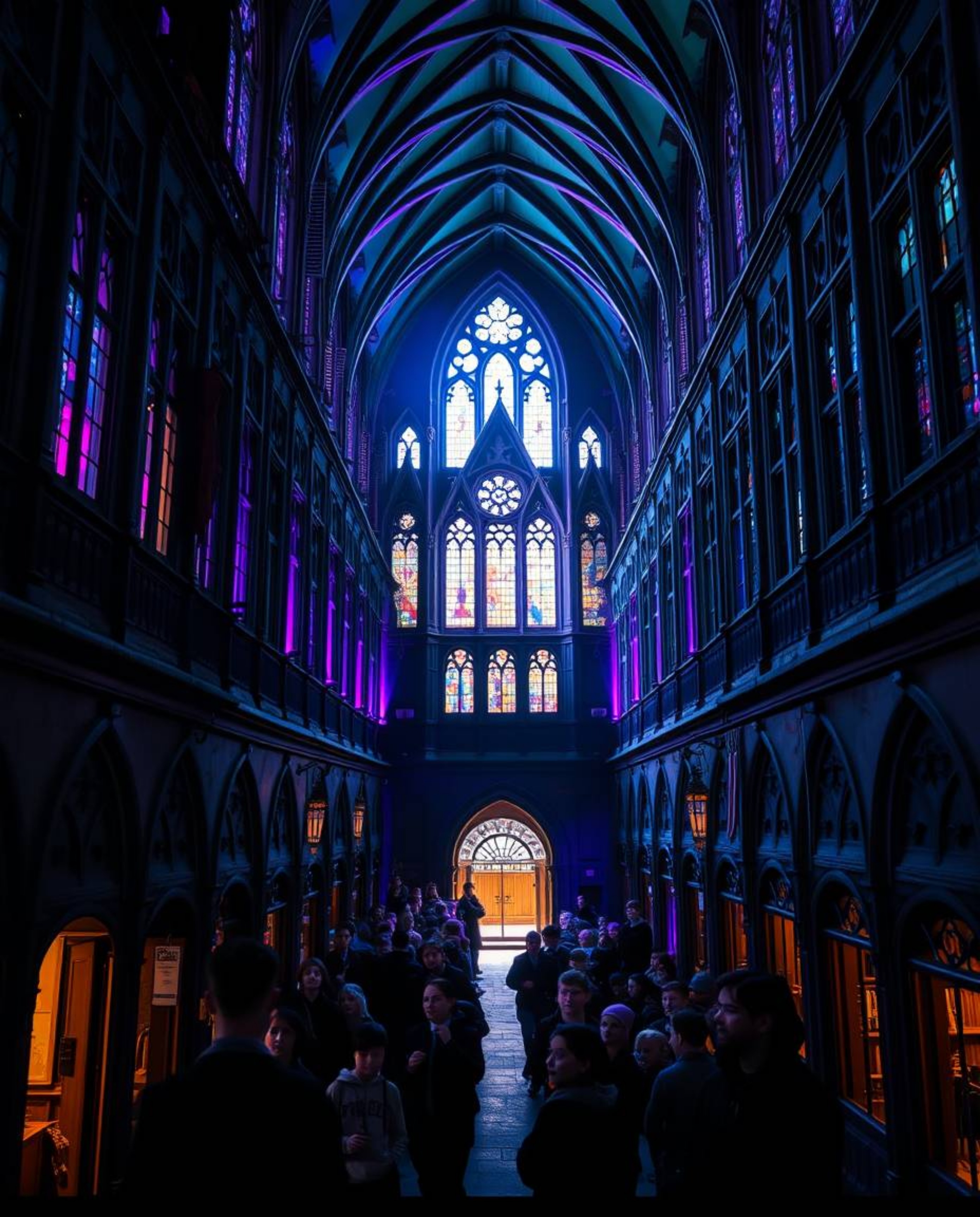 Discover breathtaking architectural color photography of a magical school brimming with young wizards.  The images showcase s