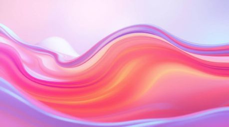 Experience the mesmerizing flow of a bright and vibrant fluid abstract wave, textured with a smooth gradient and painted in a