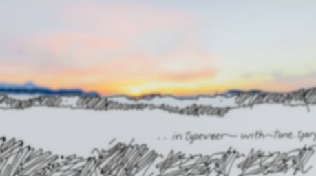 A captivating hand-drawn sketch depicts the ethereal beauty of the Northern Lights emerging over a vibrant sunset sky.  The i