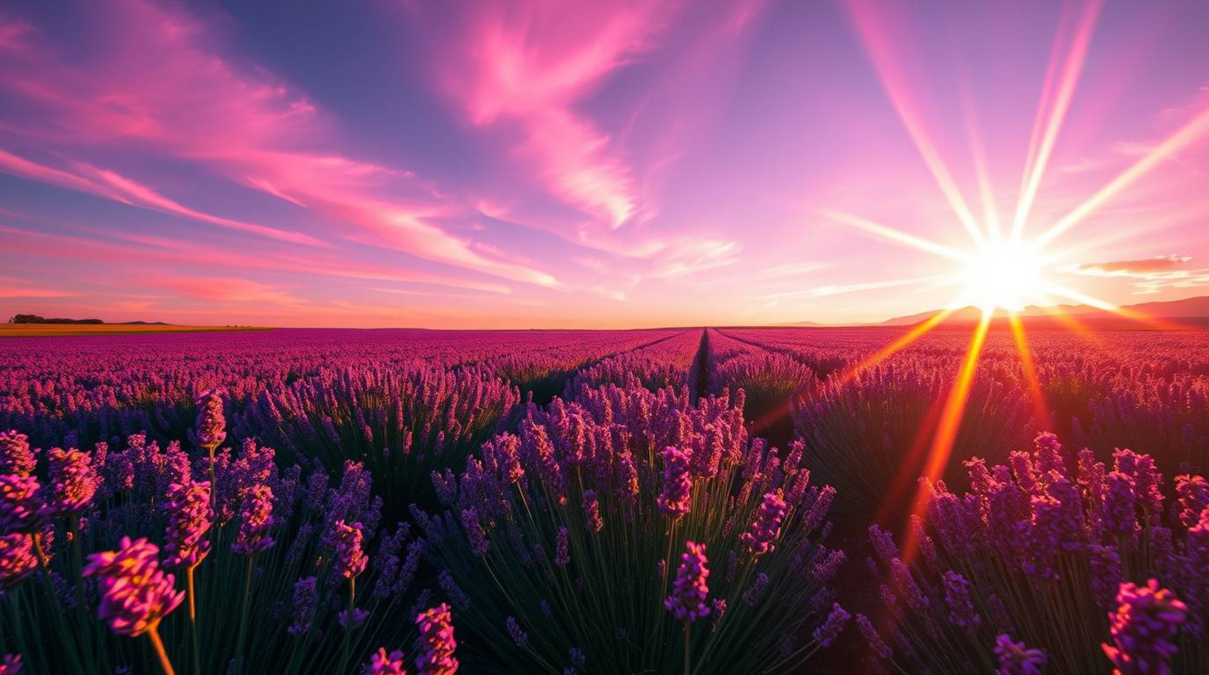 A captivating photograph capturing the essence of flow state, showcasing vibrant, iridescent colors and bright lens flares il