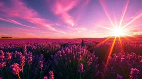 A captivating photograph capturing the essence of flow state, showcasing vibrant, iridescent colors and bright lens flares il