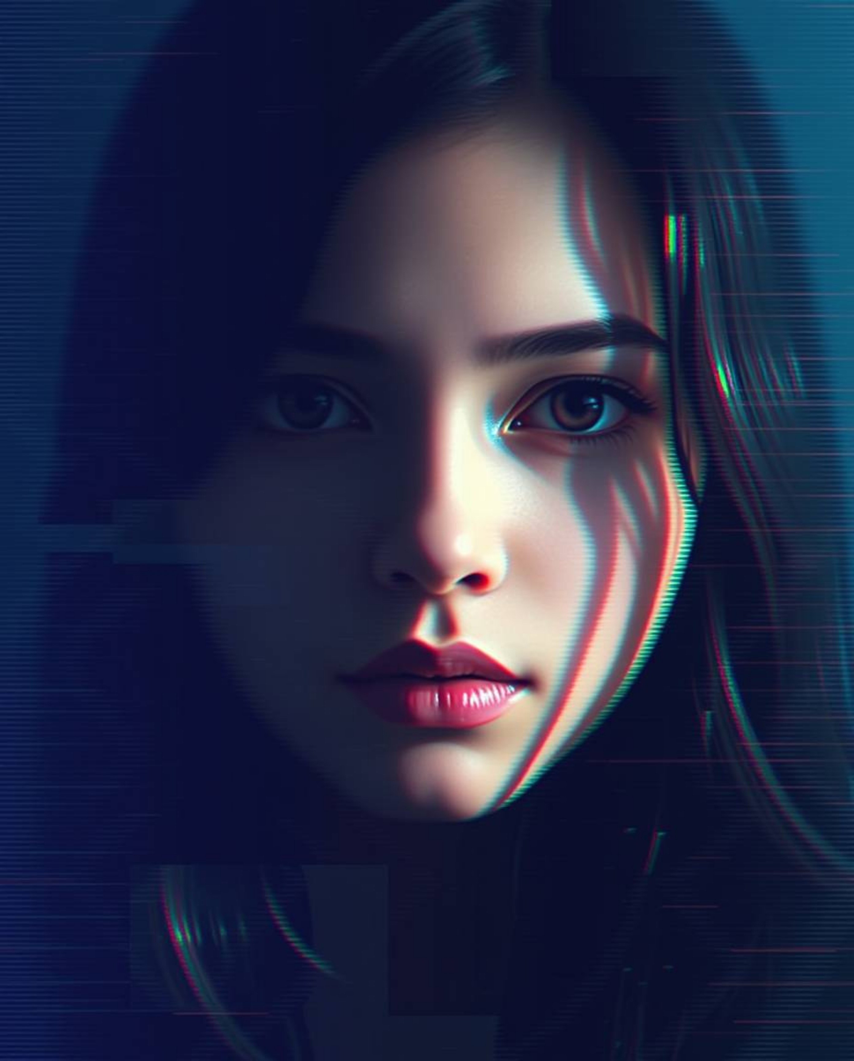 Explore the captivating world of digital glitch art with these unique portraits, showcasing corrupted data aesthetics and pix