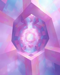 Experience captivating digital paintings featuring Escher-style impossible geometry.  These vibrant artworks showcase repetit