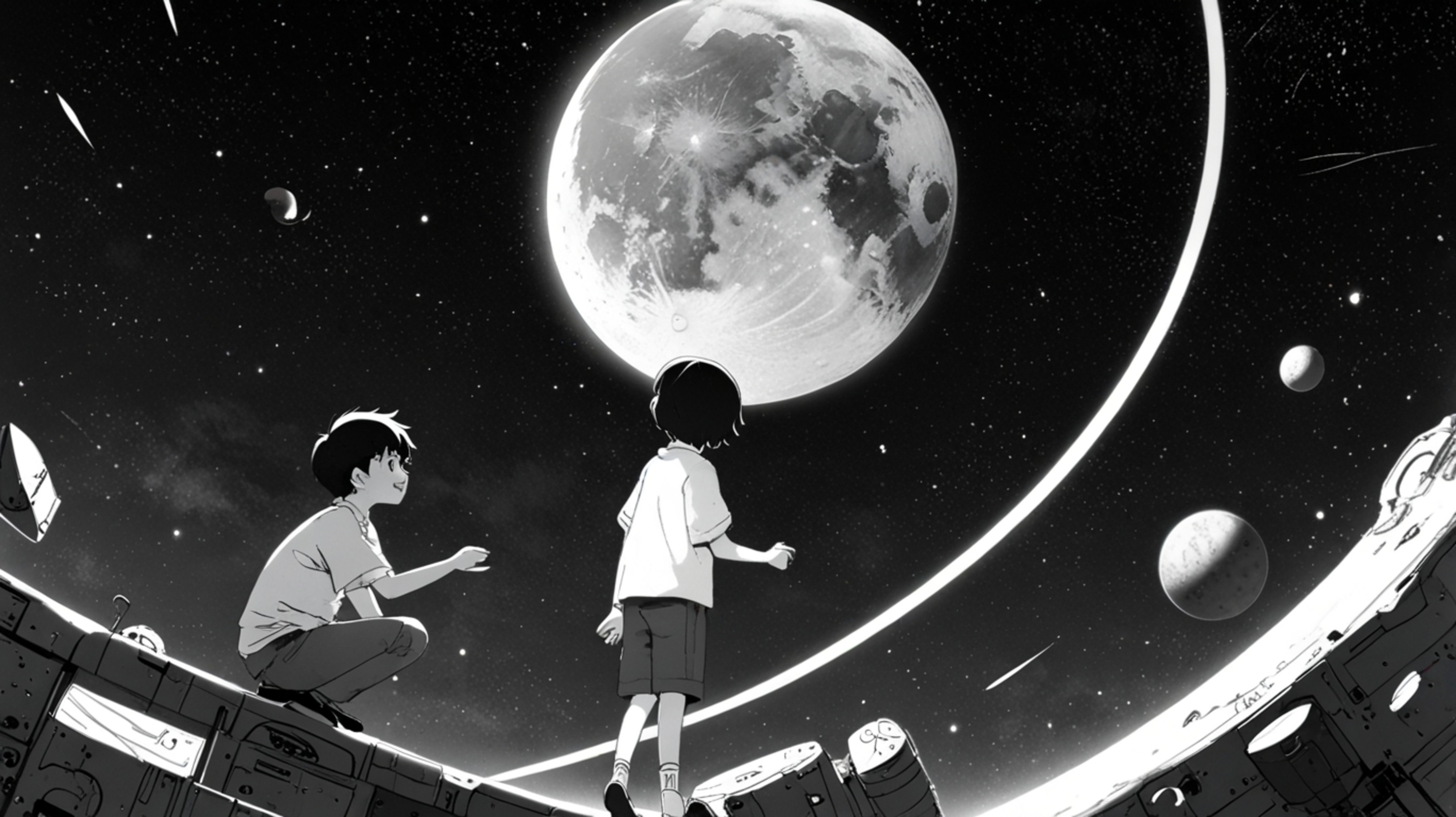 Embark on a celestial adventure in this breathtaking, Pixar-style anime that tells the story of a kid's profound friendship w