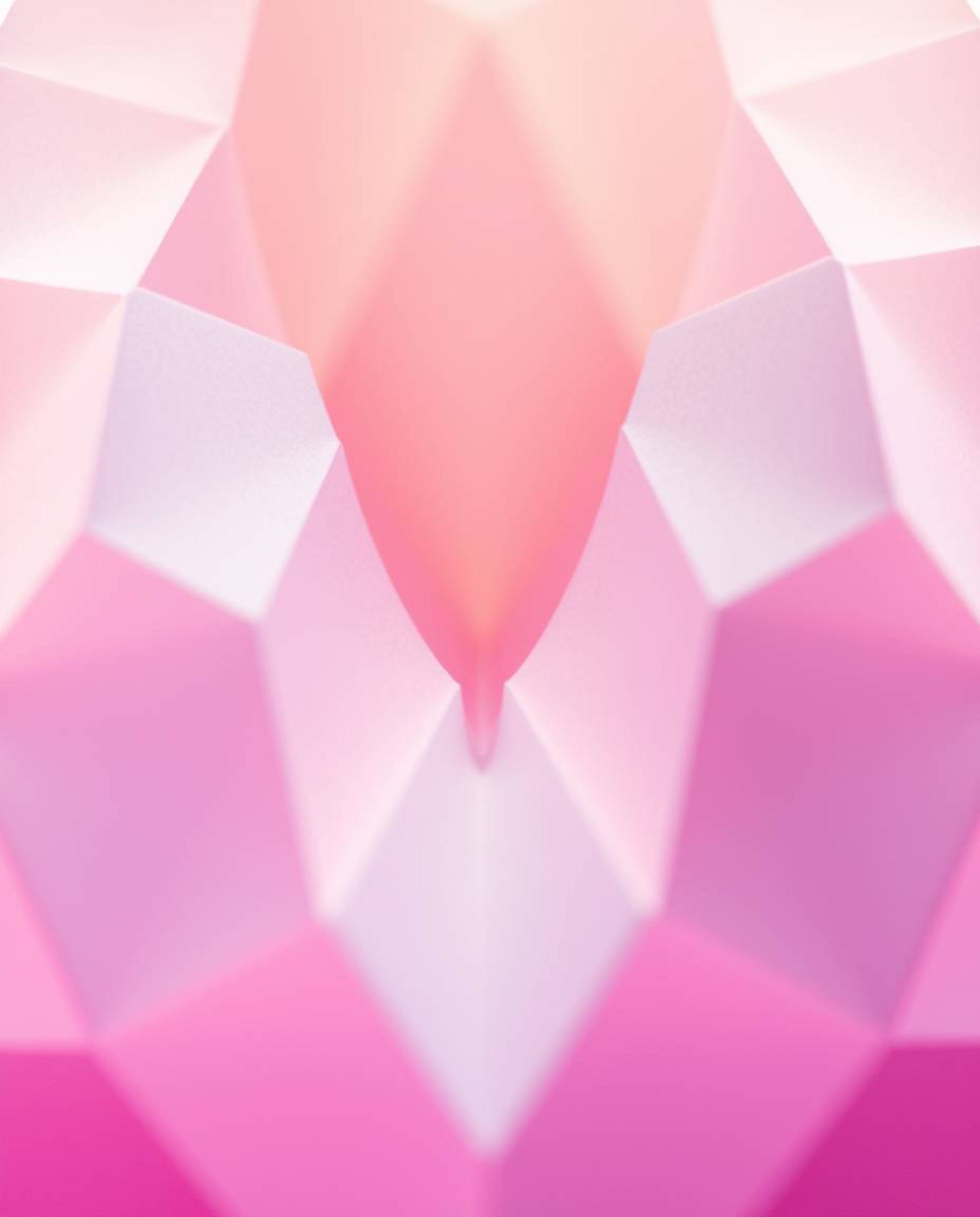 This extreme macro close-up wallpaper showcases a captivating geometric pattern rendered in soft pastel gradients, illuminate