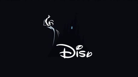 A captivating geometric logo design featuring a classic Disney villain casting a spell in a simplified castle.  The logo boas