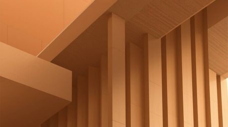 Showcase stunning architectural photography featuring precise details and natural earth tones.  These images utilize a modern