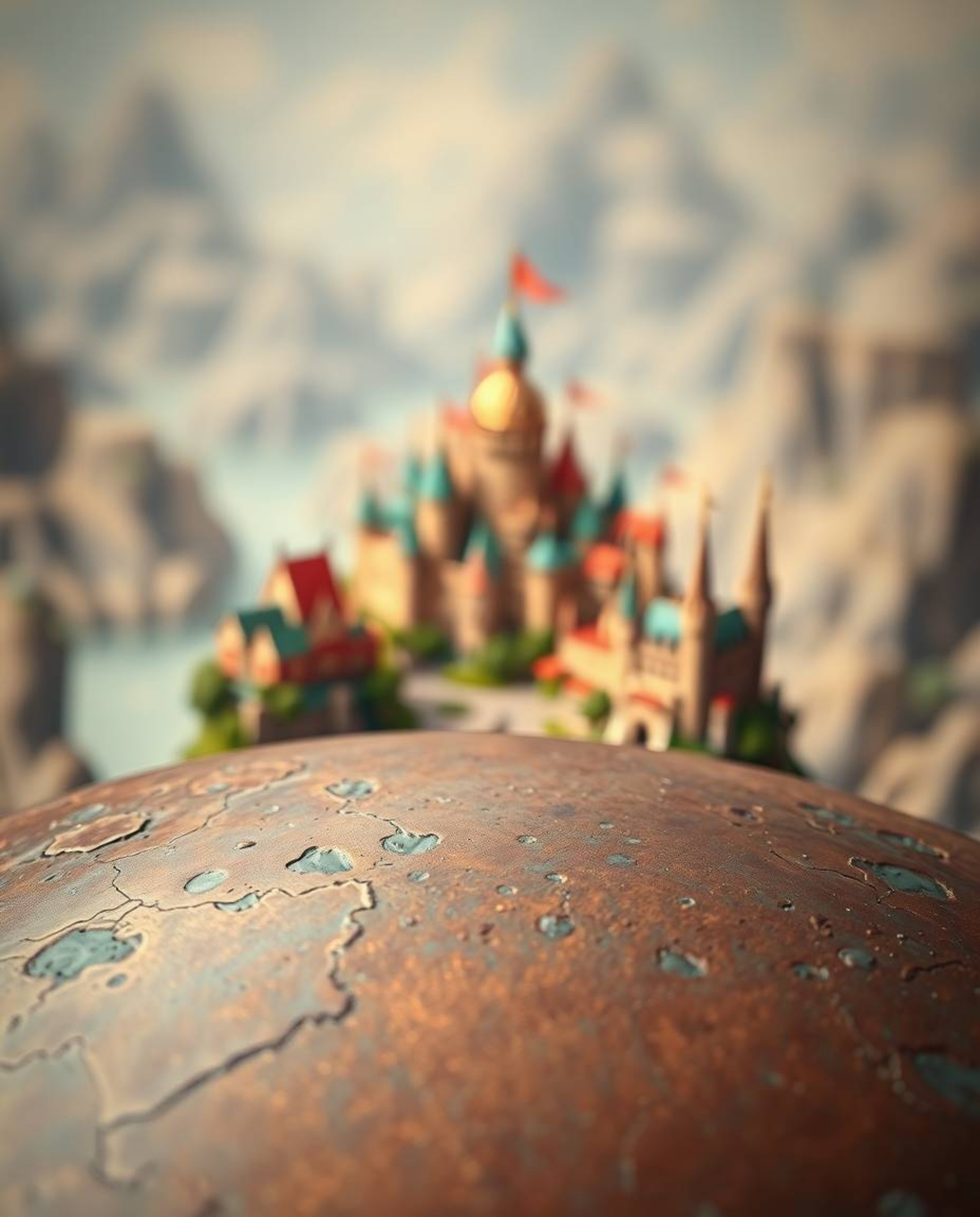Discover a breathtaking fantasy kingdom with floating islands and majestic castles, rendered in stunning detail with a cast b