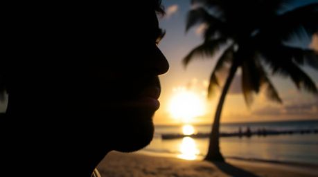 Capture the essence of a tropical paradise with these stunning macro close-up images.  Silhouetted subjects are beautifully h