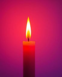 A captivating image showcasing warm candlelight in shades of red, orange, and yellow.  Flickering flames create a cozy ambian