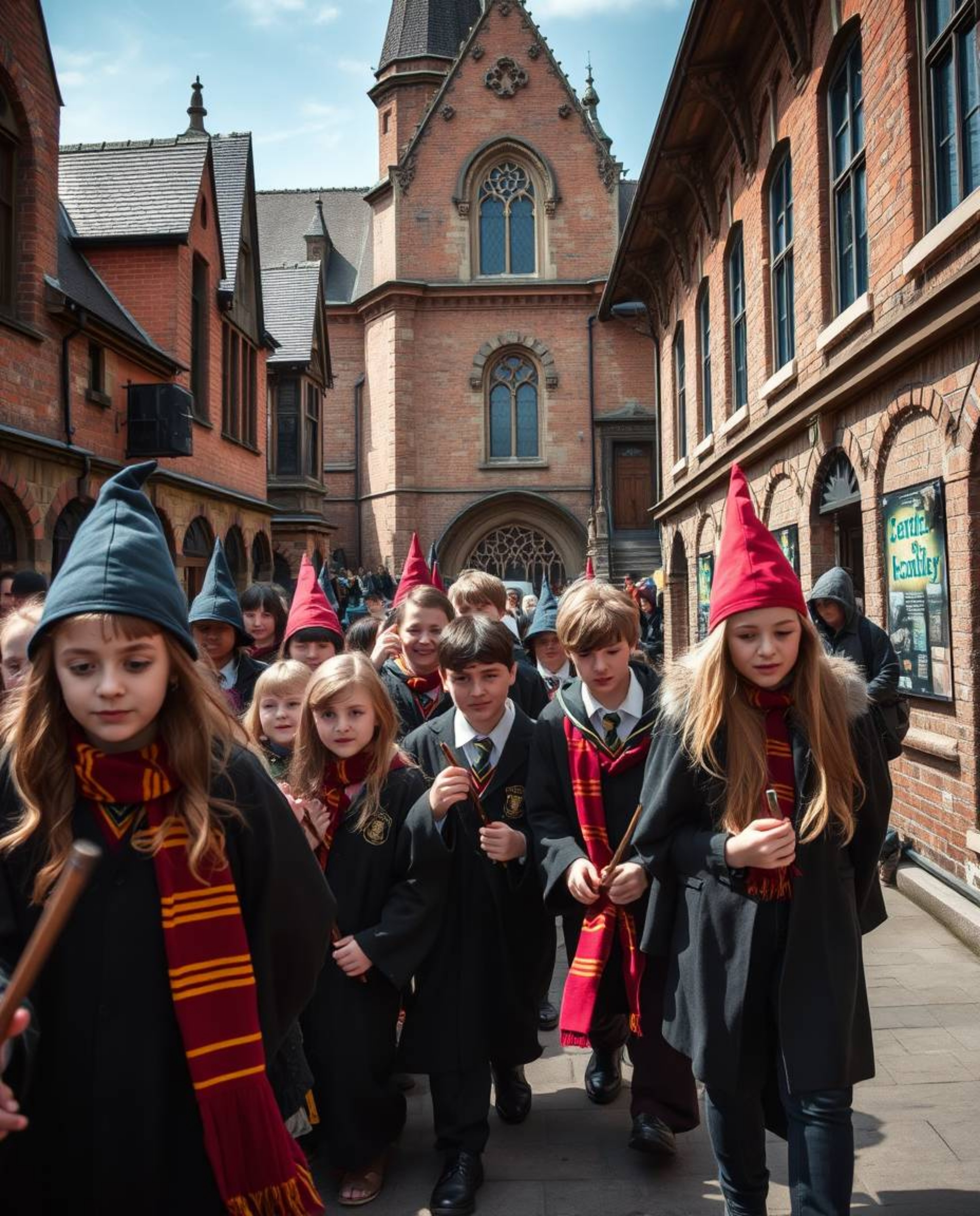 This captivating street photography series captures a magical school brimming with young wizards amidst urban landscapes. Thr