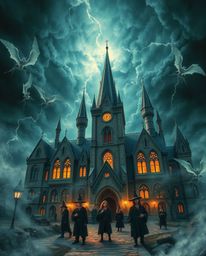 Discover a magical school brimming with young wizards, where dreamlike surreal imagery meets intense dramatic weather and sto