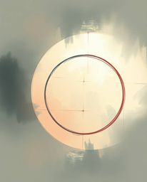 A digital sketch evokes a misty atmosphere through gentle lighting and complementary epic colors. Loose painterly strokes dep