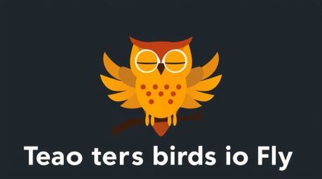 A geometric logo featuring a blind owl with simplified shapes and clean lines, designed in a balanced and symmetrical manner.
