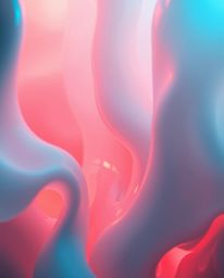 Explore the captivating world of abstract 3D liquid forms in extreme macro close-ups.  Experience the tension created by inte