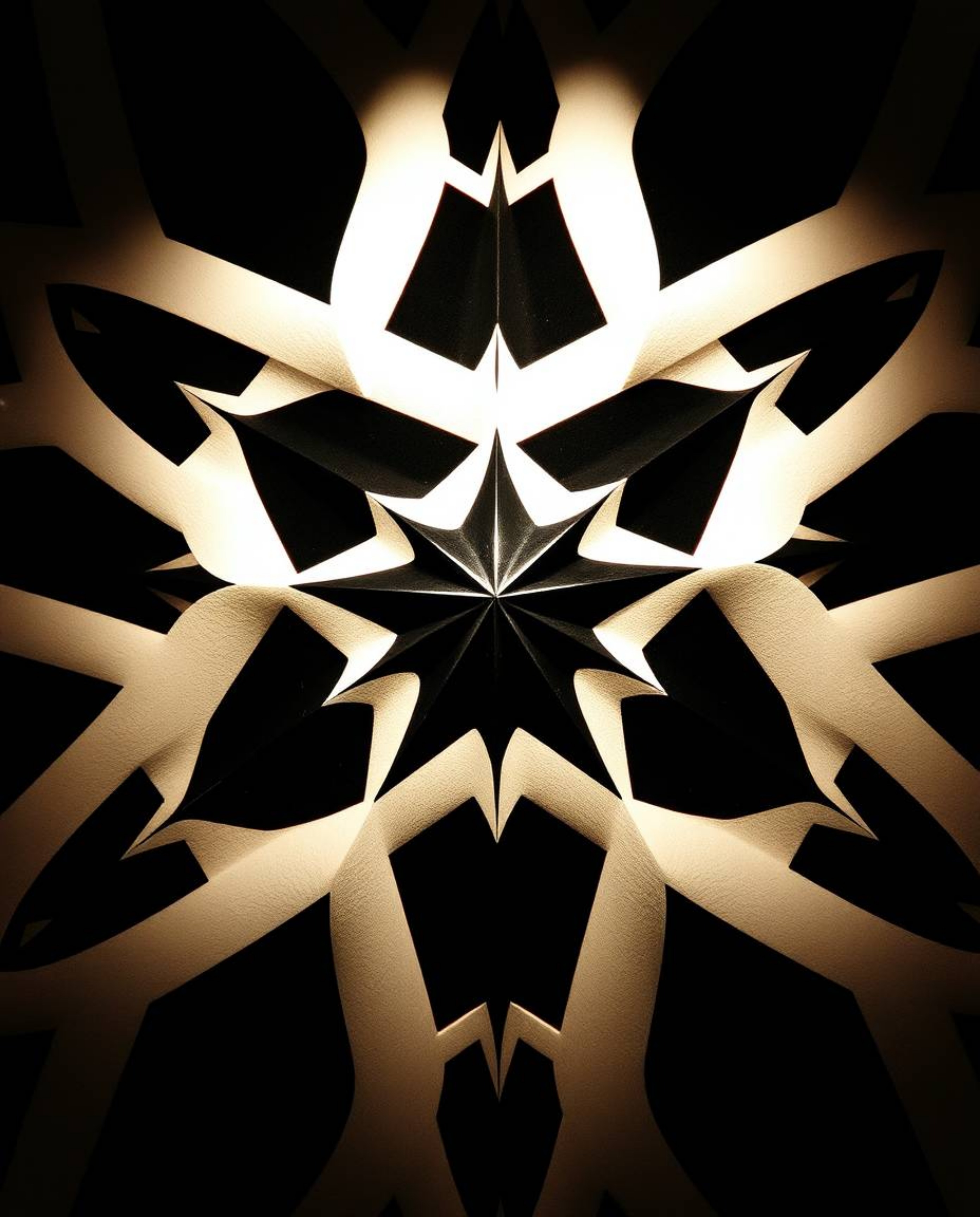 Explore captivating black and white geometric patterns in an optical illusion style, evoking a sense of retro nostalgia. This