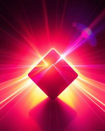 Experience the mesmerizing visuals of dramatic 3D shapes rendered in a futuristic art style.  Smooth gradient textures accent