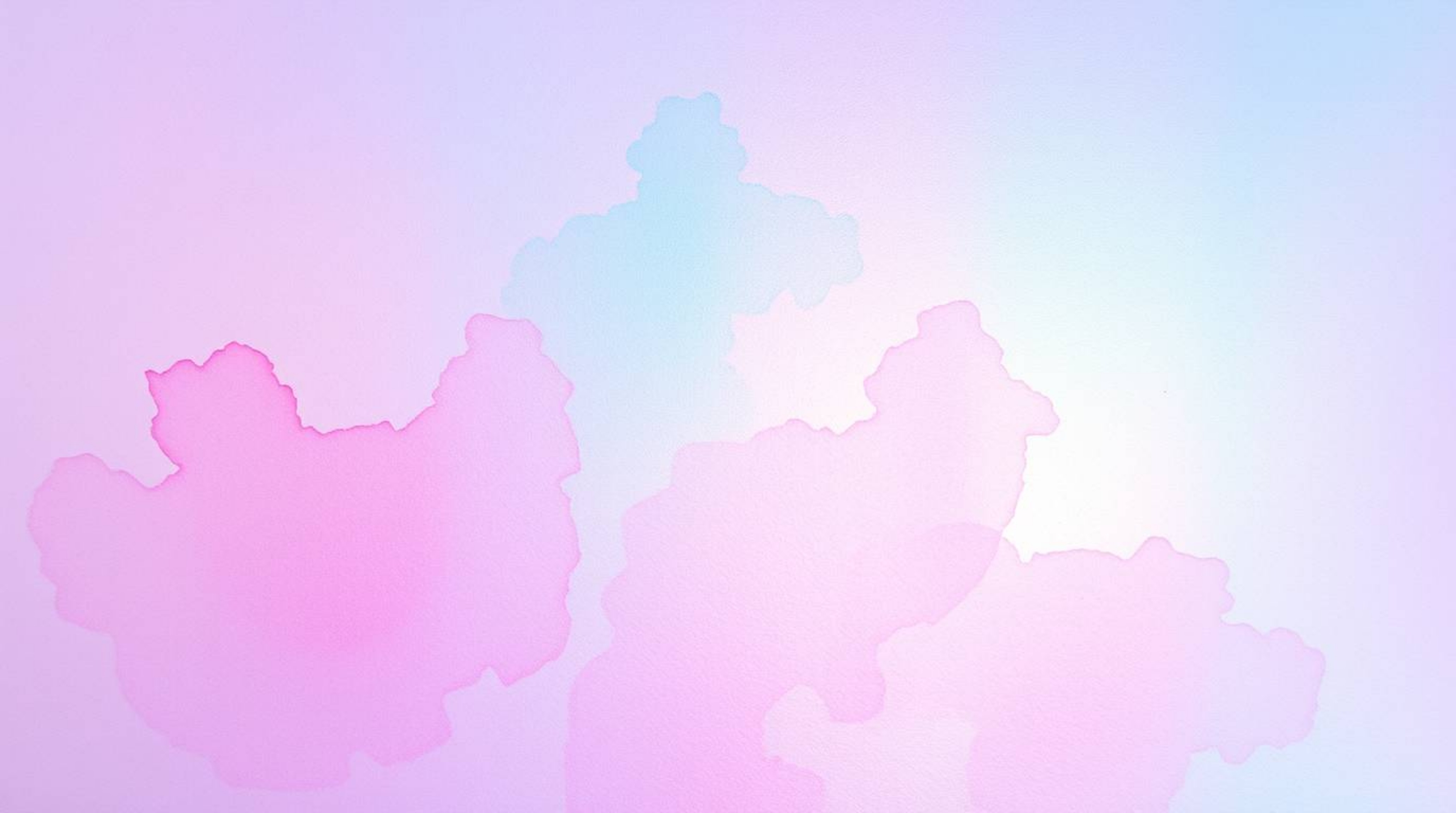 Explore the captivating beauty of a delicate watercolor painting showcasing an iridescent gradient texture on a metallic surf