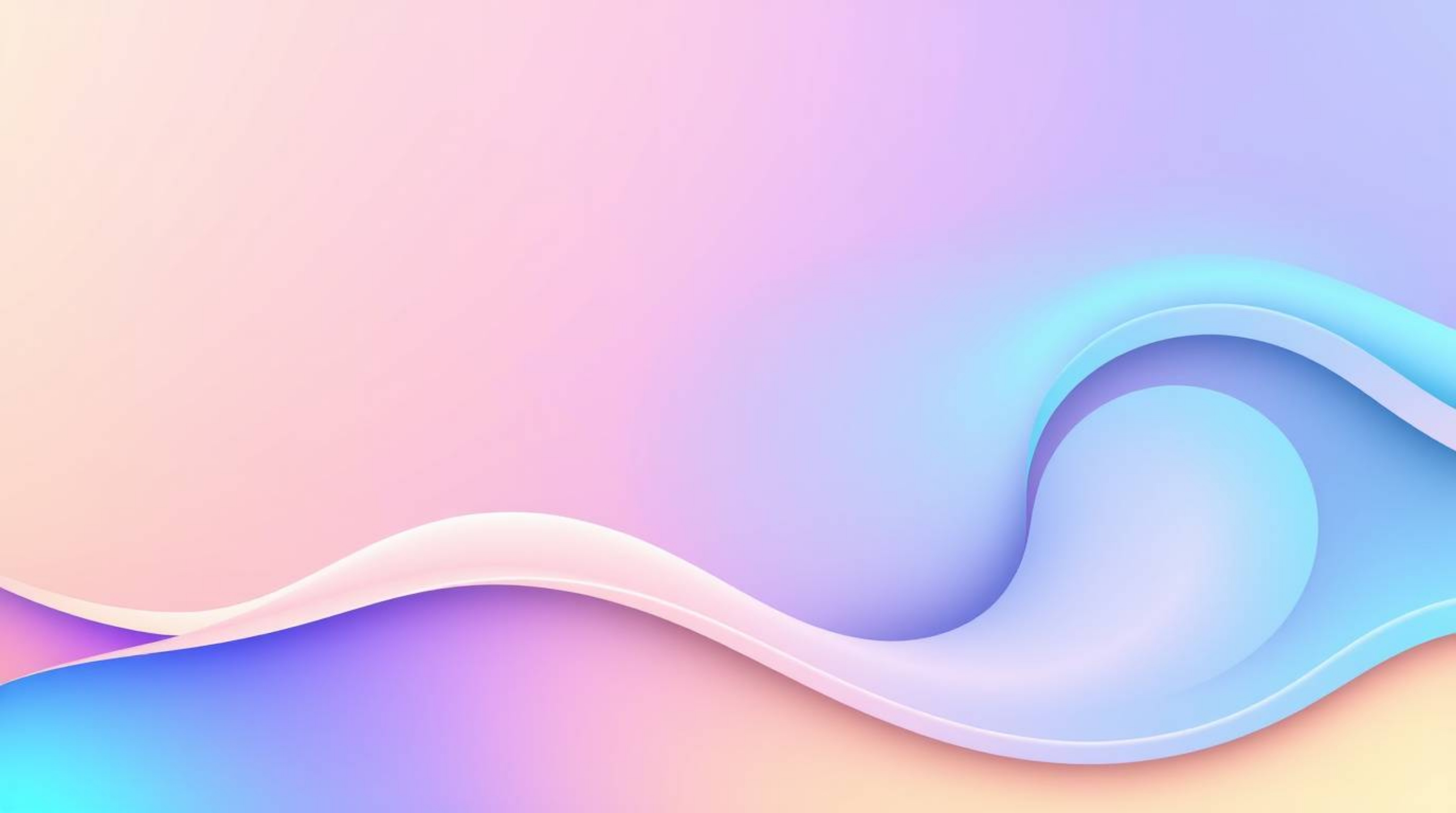 Explore a collection of modern flat design illustrations featuring fluid abstract waves with gradient textures in a delightfu