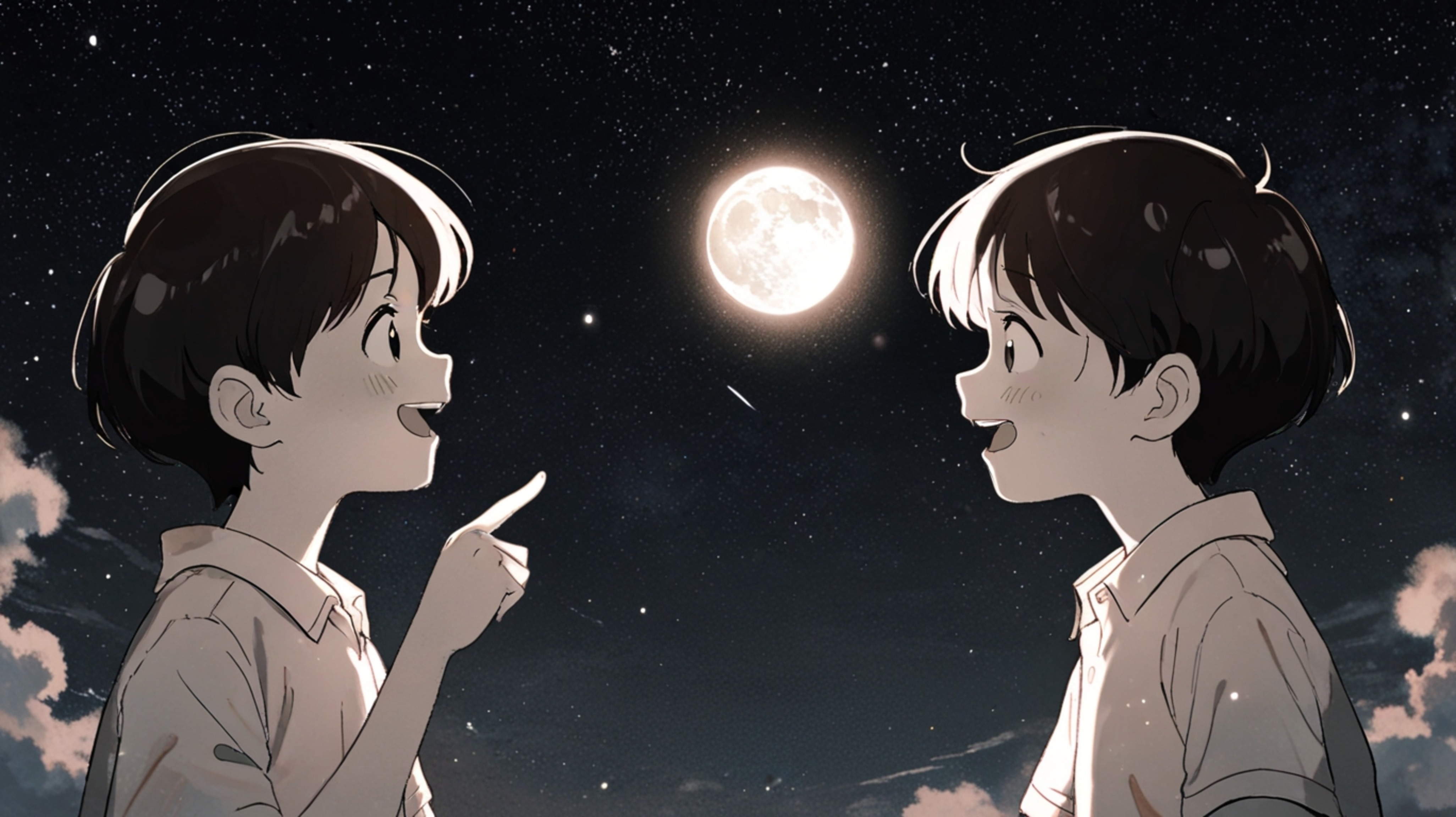 Discover a heartwarming, Pixar-style anime that brings to life the magical friendship between a young kid and the moon. In th