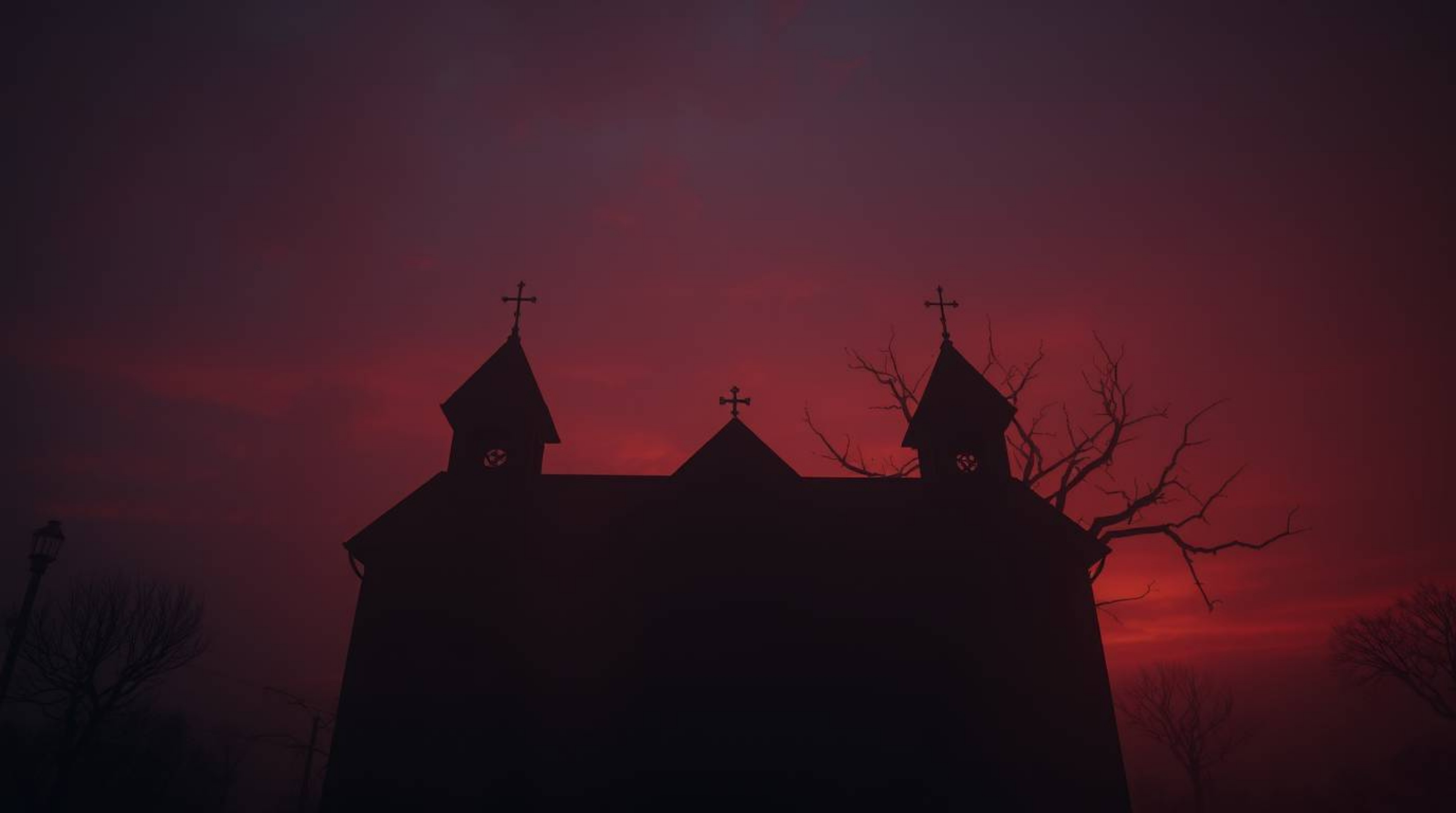Explore a collection of images defined by an eerie and creepy atmosphere, enhanced with intense dramatic lighting and a capti