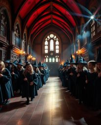 Discover breathtaking fine art photographs depicting a magical school brimming with young wizards.  These images, in rich bur