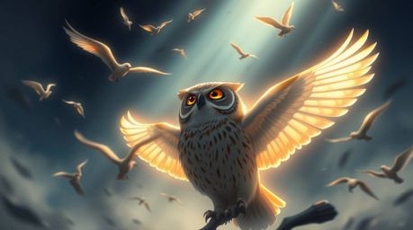 Explore a unique blend of Isekai anime and Pixar charm, featuring a blind owl in a volumetric-lit world. This expressive comp