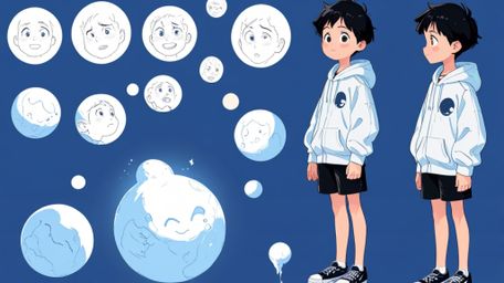 Immerse yourself in a world of whimsical wonder with this beautifully crafted, Pixar-style anime about a kid's magical friend