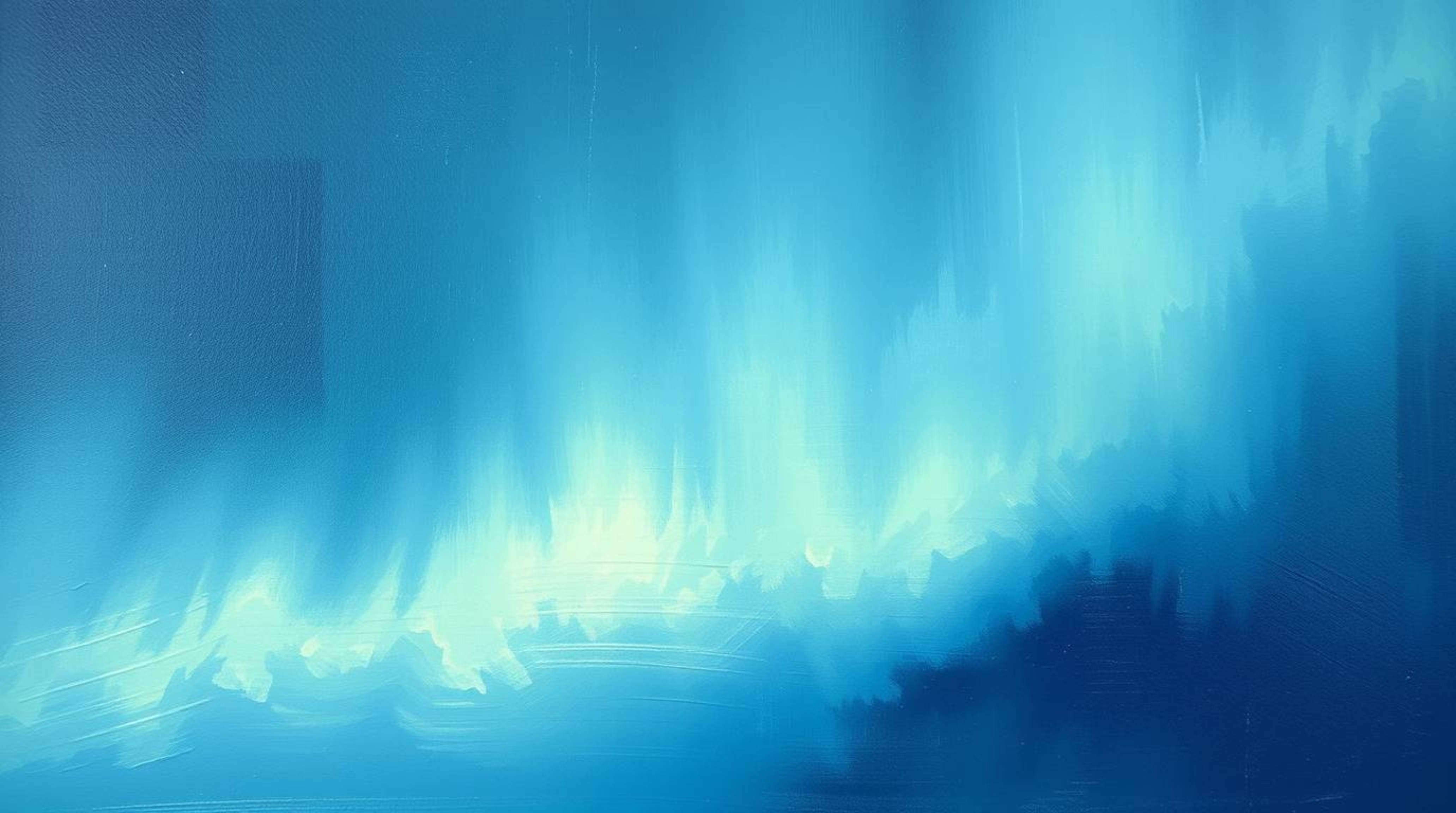 A classic oil painting showcasing visible brushstrokes and rich textures, featuring deep sky colors in a captivating gradient