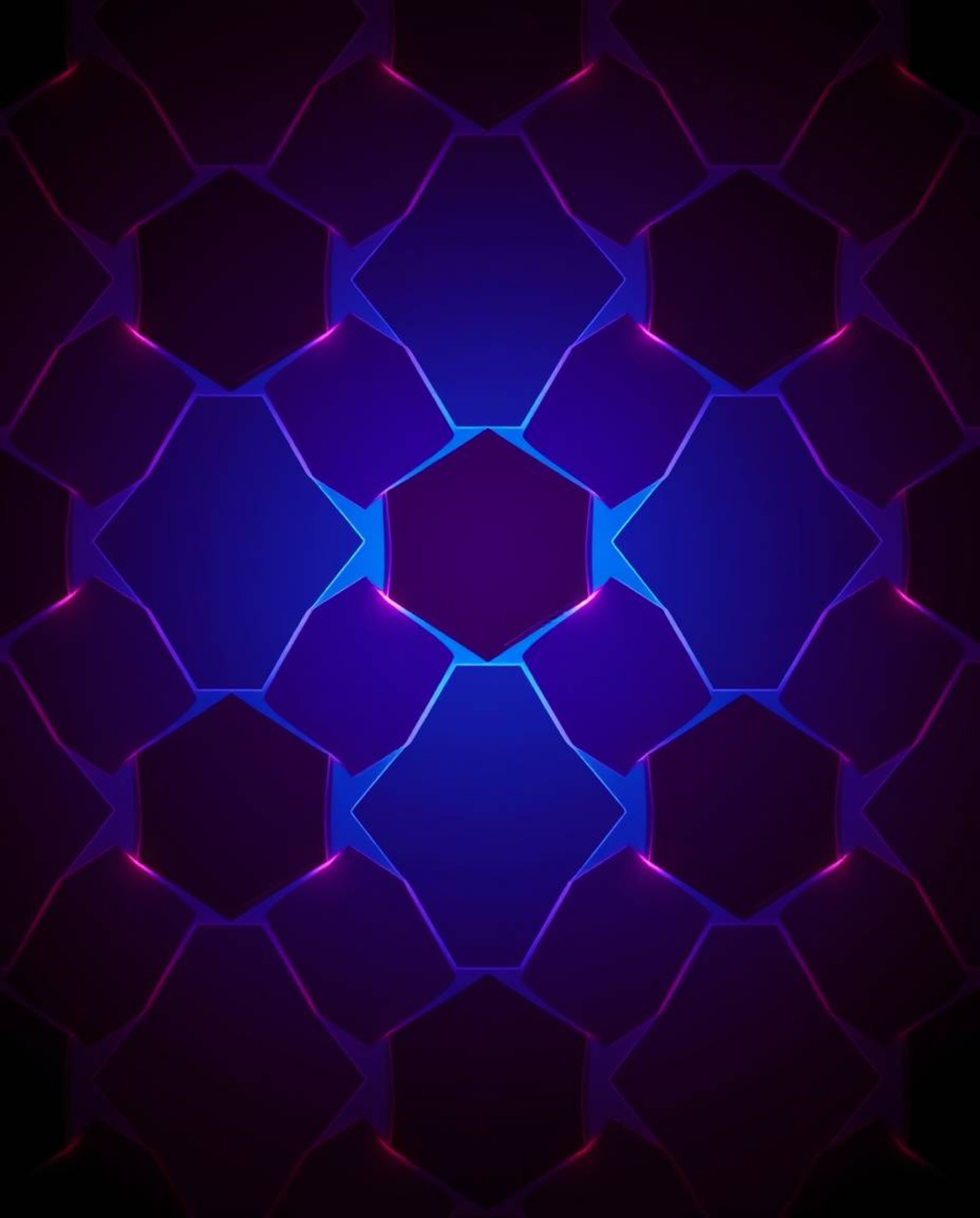 Explore a sophisticated and elegant image featuring a silhouetted seamless geometric pattern of hexagons and triangles in a v