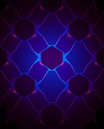 Explore a sophisticated and elegant image featuring a silhouetted seamless geometric pattern of hexagons and triangles in a v