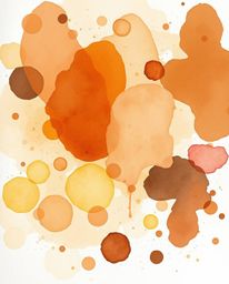 Explore the captivating blend of natural earth tones with vibrant watercolor splashes in this artwork. Browns, beiges, and mu