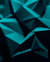 Explore the captivating world of extreme macro photography with a three-dimensional geometric pattern reminiscent of folded p