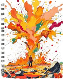 This collection features vibrant and detailed abstract art, showcasing a range of hand-drawn sketches and dynamic paint explo