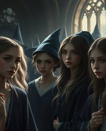 Discover a captivating world of magic and wonder within a prestigious school for young wizards. This enchanting setting feat