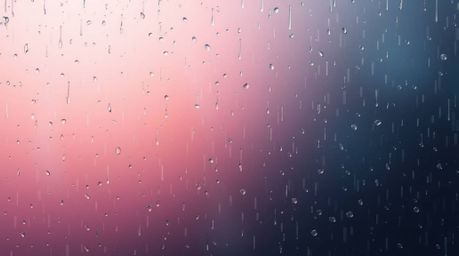 This captivating design features a smooth gradient transition depicting a wet, rainy scene.  The abstract poster utilizes a g