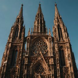This magnificent Gothic cathedral stands as a testament to architectural brilliance, boasting towering spires that pierce the