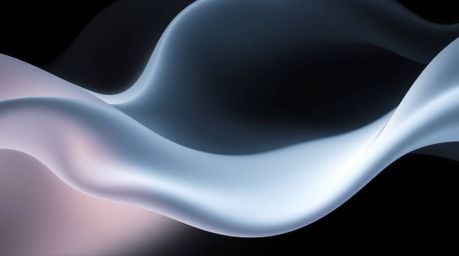 Explore the captivating beauty of chiaroscuro lighting in this photograph featuring a fluid abstract wave with a pastel gradi