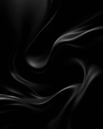 A mesmerizing 3D illustration showcasing fluid shapes morphing in an endless loop, rendered with strong, hard light and inten
