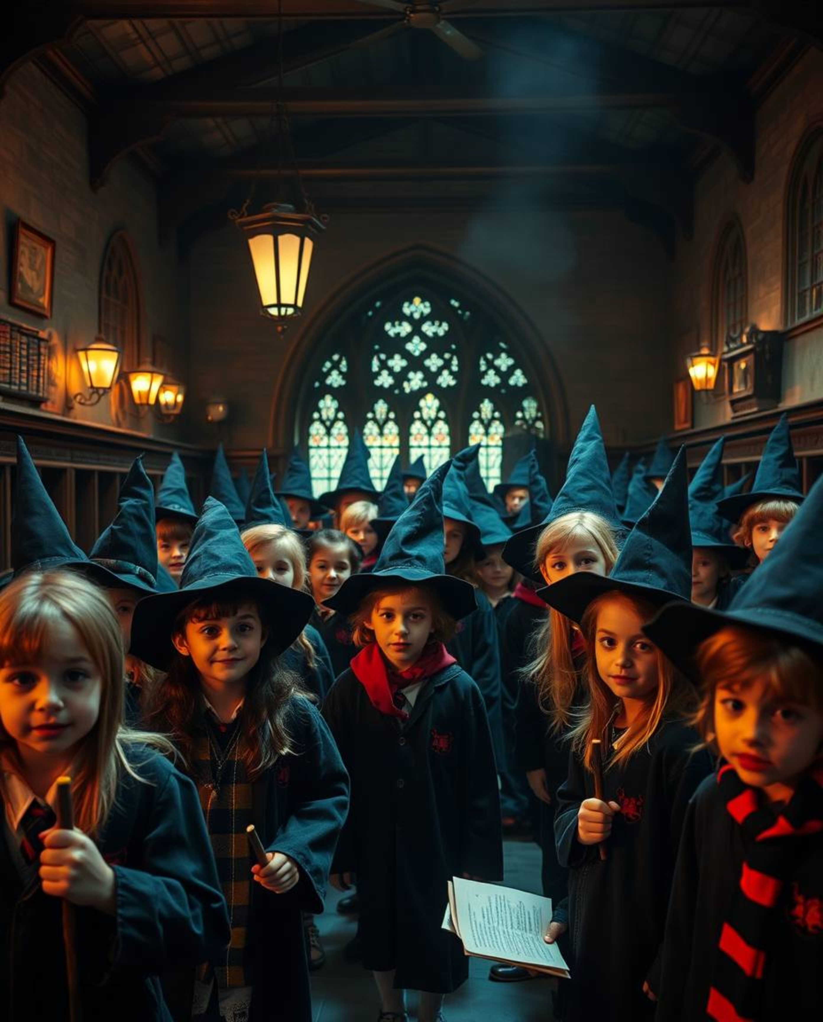 This collection features vibrant and unusual fine art photographs of a magical school teeming with young wizards. The imagery