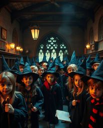 This collection features vibrant and unusual fine art photographs of a magical school teeming with young wizards. The imagery